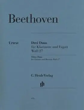 Voss |  Ludwig van Beethoven - Drei Duos WoO 27 für Klarinette und Fagott | Buch |  Sack Fachmedien
