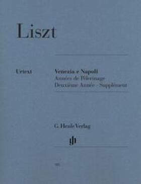 Liszt / Herttrich |  Liszt, Franz - Venezia e Napoli | Buch |  Sack Fachmedien