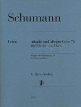 Schumann / Herttrich |  Adagio und Allegro op. 70 für Klavier und Horn | Buch |  Sack Fachmedien