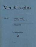 Herttrich |  Felix Mendelssohn Bartholdy - Violasonate c-moll | Buch |  Sack Fachmedien
