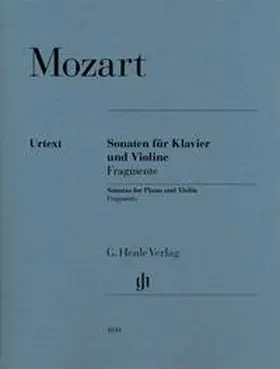 Seiffert |  Wolfgang Amadeus Mozart - Violinsonaten, Fragmente | Buch |  Sack Fachmedien