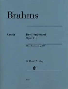 Brahms / Eich |  Drei Intermezzi op. 117 | Buch |  Sack Fachmedien