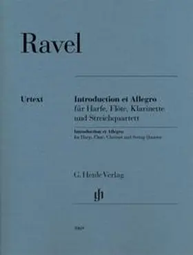 Ravel / Jost |  Introduction et Allegro für Harfe, Flöte, Klarinette und Streichquartett | Buch |  Sack Fachmedien