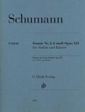 Herttrich |  Schumann, R: Sonate Nr. 2 d-moll op. 121 für Violine und Kla | Buch |  Sack Fachmedien