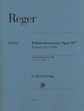 Kube | Reger, M: Klarinettensonate Opus 107 | Buch | 979-020181099-7 | sack.de