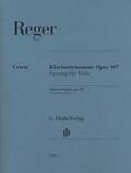 Kube |  Reger, M: Klarinettensonate Opus 107 | Buch |  Sack Fachmedien