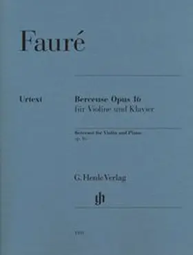  Berceuse op. 16 für Violine und Klavier | Buch |  Sack Fachmedien