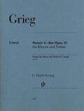 Heinemann / Steen-Nøkleberg |  Violin Sonata G major op. 13 | Buch |  Sack Fachmedien