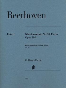 Beethoven / Gertsch / Perahia |  Klaviersonate Nr. 30 E-dur op. 109. Revidierte Ausgabe von HN 362 | Buch |  Sack Fachmedien