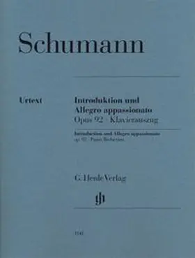  Robert Schumann - Introduktion und Allegro appassionato op. 92 für Klavier und Orchester | Buch |  Sack Fachmedien