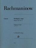 Rachmaninow / Rahmer |  Prélude G-dur op. 32,5 | Buch |  Sack Fachmedien