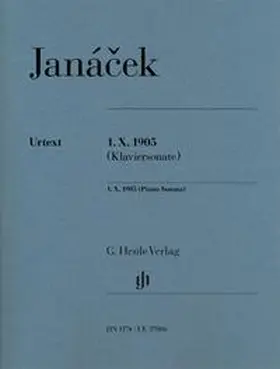 Janácek / Zahrádka |  1. X. 1905 (Klaviersonate) | Buch |  Sack Fachmedien