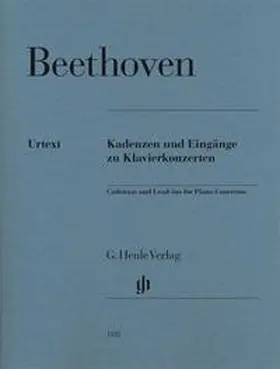  Ludwig van Beethoven - Kadenzen und Eingänge. zu Klavierkonzerten | Buch |  Sack Fachmedien