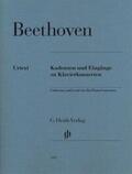 Loesti |  Beethoven, L: Kadenzen und Eingänge zu Klavierkonzerten | Buch |  Sack Fachmedien