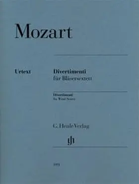  Wolfgang Amadeus Mozart - Divertimenti für 2 Oboen, 2 Hörner und 2 Fagotte | Buch |  Sack Fachmedien