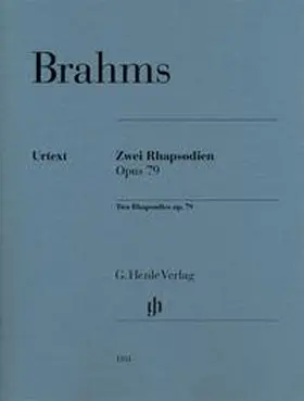 Brahms / Eich |  Zwei Rhapsodien op. 79 für Klavier zu zwei Händen | Buch |  Sack Fachmedien