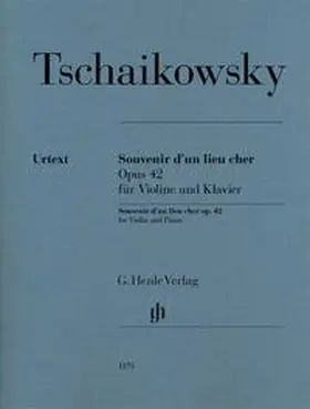 Komarov |  Souvenir d'un lieu cher op. 42 for Violine and Piano | Buch |  Sack Fachmedien