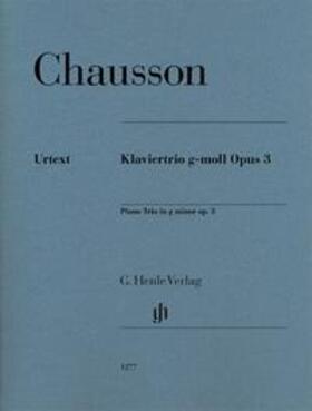 Chausson / Jost | Klaviertrio g-moll op. 3 | Buch | 979-020181277-9 | sack.de