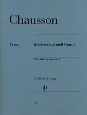 Chausson / Jost | Klaviertrio g-moll op. 3 | Buch | 979-020181277-9 | sack.de