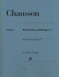 Chausson / Jost |  Klaviertrio g-moll op. 3 | Buch |  Sack Fachmedien