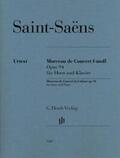 Saint-Saens / Rahmer |  Morceau de Concert f-moll | Buch |  Sack Fachmedien