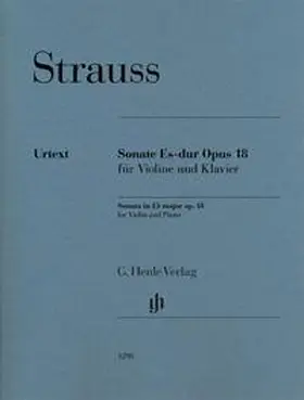 Richard Strauss - Violinsonate Es-dur op. 18 | Buch | 979-020181298-4 | www.sack.de