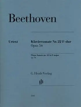 Beethoven / Wallner |  Klaviersonate Nr. 22 F-dur op. 54 | Buch |  Sack Fachmedien