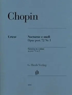 Chopin / Zimmermann |  Nocturne e-moll op. post. 72,1 | Buch |  Sack Fachmedien