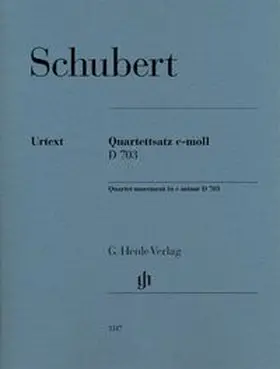  Franz Schubert - Streichquartettsatz c-moll D 703 | Buch |  Sack Fachmedien
