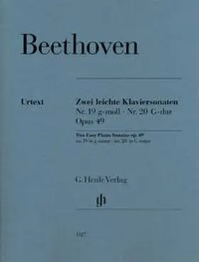Gertsch / Perahia |  Two Easy Piano Sonatas no. 19 and no. 20 g minor and G major op. 49 no. 1 and no. 2 | Buch |  Sack Fachmedien
