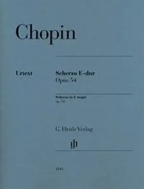  Frédéric Chopin - Scherzo E-dur op. 54 | Buch |  Sack Fachmedien