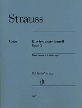  Richard Strauss - Klaviersonate h-moll op. 5 | Buch |  Sack Fachmedien