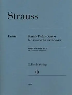  Richard Strauss - Violoncellosonate F-dur op. 6 | Buch |  Sack Fachmedien
