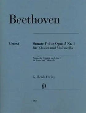  Ludwig van Beethoven - Violoncellosonate F-dur op. 5 Nr. 1 | Buch |  Sack Fachmedien