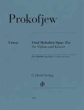 Czolbe | Sergej Prokofjew - Fünf Melodien op. 35a | Buch | 979-020181539-8 | sack.de