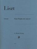 Jost |  Franz Liszt - Trois Études de concert | Buch |  Sack Fachmedien