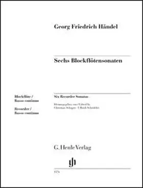 Scheideler / Schaper |  Georg Friedrich Händel - Sechs Blockflötensonaten | Buch |  Sack Fachmedien