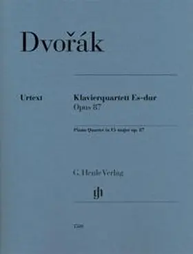  Antonín Dvorák - Klavierquartett Es-Dur op. 87 | Buch |  Sack Fachmedien