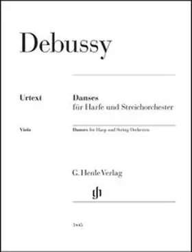  Claude Debussy - Danses für Harfe und Streichorchester | Buch |  Sack Fachmedien