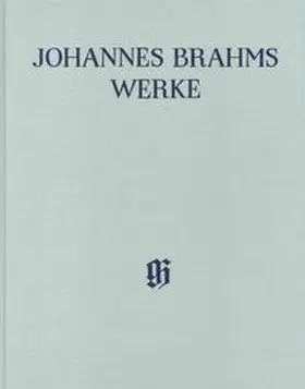  Johannes Brahms - Serie 9, Bd. 4 | Instrumentierungen von Liedern Franz Schuberts | Buch |  Sack Fachmedien