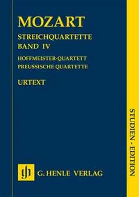 Seiffert |  Wolfgang Amadeus Mozart - Streichquartette, Band IV | Buch |  Sack Fachmedien