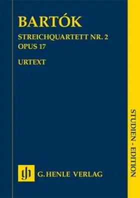  Béla Bartók - Streichquartett Nr. 2 op. 17 | Buch |  Sack Fachmedien