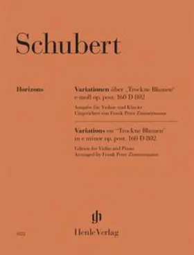  Franz Schubert - Variationen über "Trockne Blumen" e-moll op. post. 160 D 802 | Buch |  Sack Fachmedien