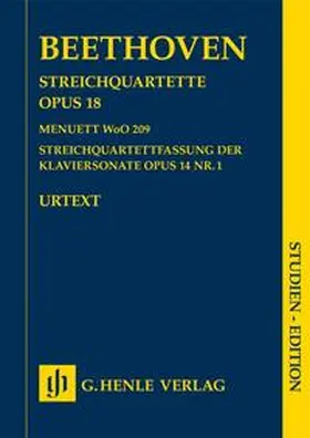  Ludwig van Beethoven - Streichquartette Opus 18 | Buch |  Sack Fachmedien