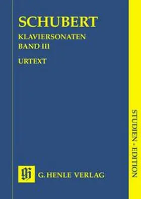 Badura-Skoda |  Franz Schubert - Klaviersonaten, Band III (Frühe und unvollendete Sonaten) | Buch |  Sack Fachmedien
