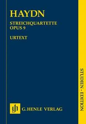  Joseph Haydn - Streichquartette Heft II op. 9 | Buch |  Sack Fachmedien