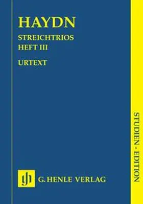 MacIntyre / Brook |  Joseph Haydn - Streichtrios, Heft III (Haydn zugeschrieben) | Buch |  Sack Fachmedien