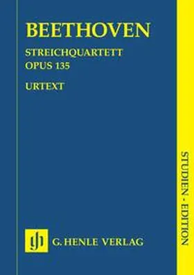 Cadenbach |  Ludwig van Beethoven - Streichquartett F-dur op. 135 | Buch |  Sack Fachmedien