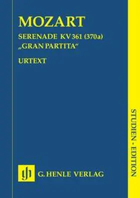  Wolfgang Amadeus Mozart - Serenade „Gran Partita“ B-dur KV 361 für 2 Oboen, 2 Klarinetten, 2 Bassetthörner, 4 Hörner, 2 Fagotte und Kontrabass | Buch |  Sack Fachmedien