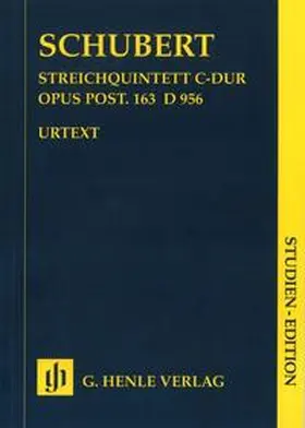 Voss |  Franz Schubert - Streichquintett C-dur op. post. 163 D 956 | Buch |  Sack Fachmedien